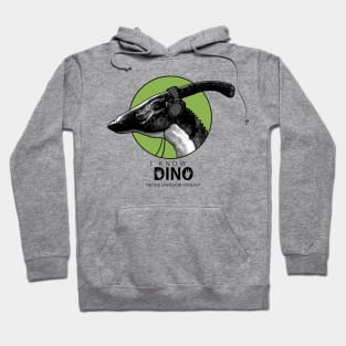 Parasaurolophus Headphones - Light Hoodie